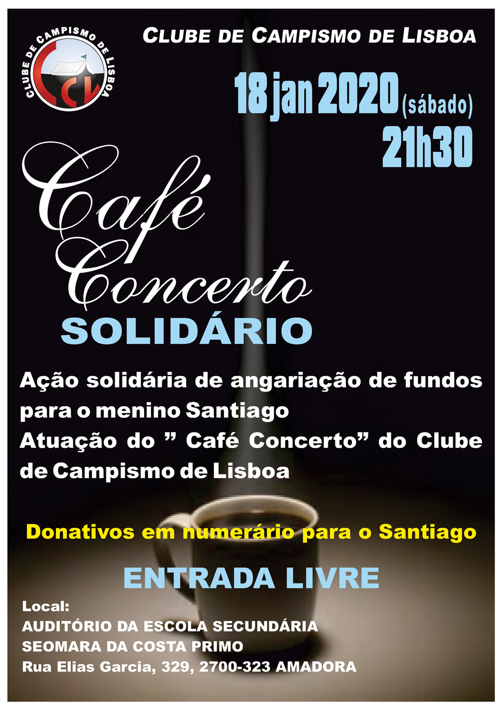 Cafe Concerto Solidario 18Jan2020