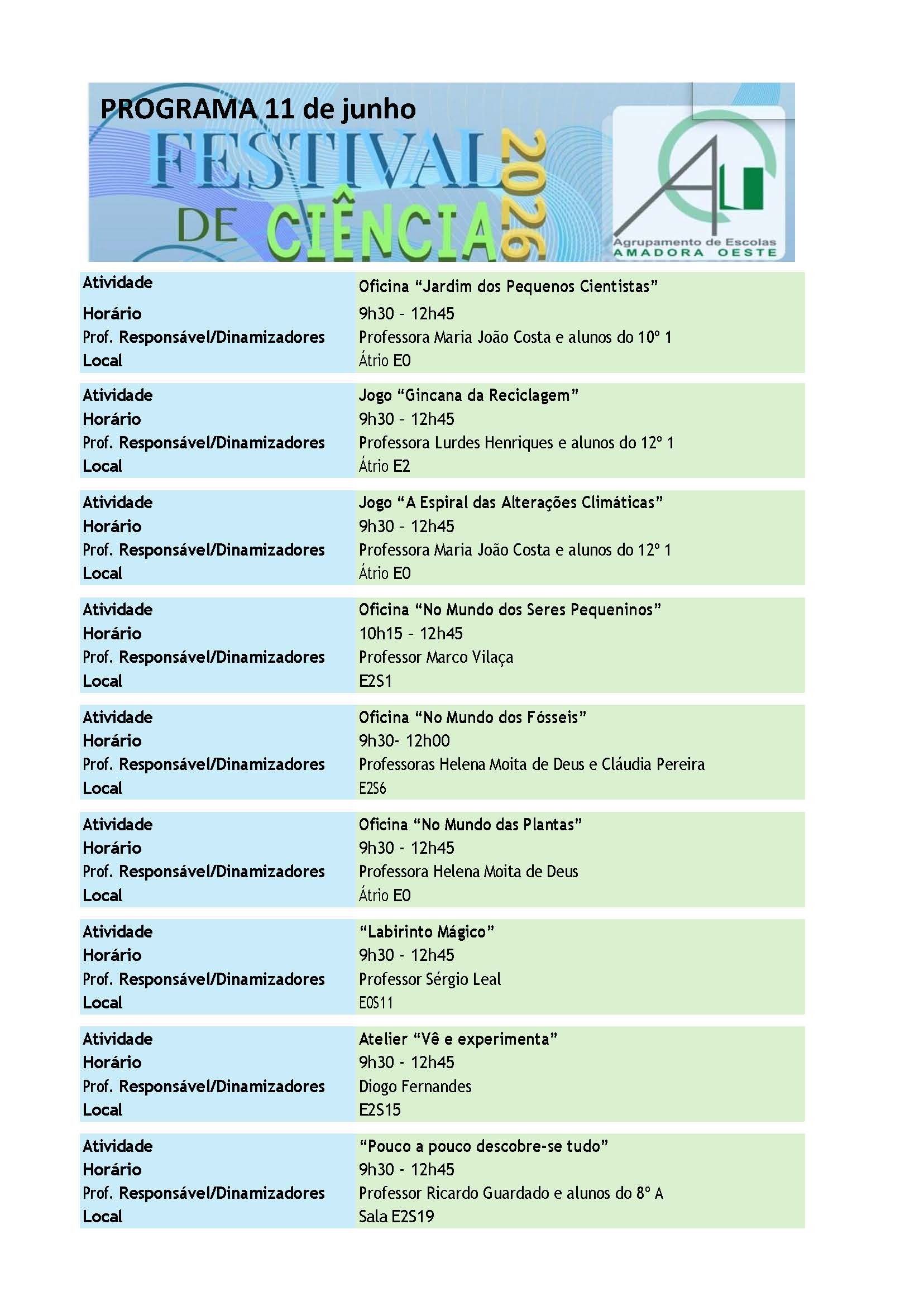 FC Programa 11 junho 2026 Página 1
