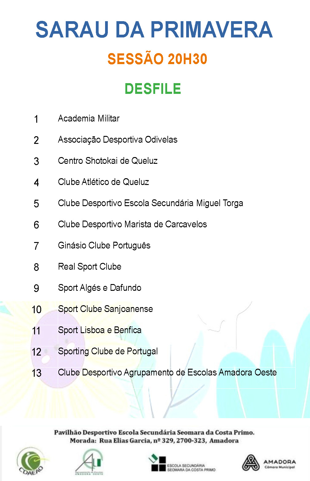 CDAEAO Programa 20h30 Sarau da Primavera2026 Página 2