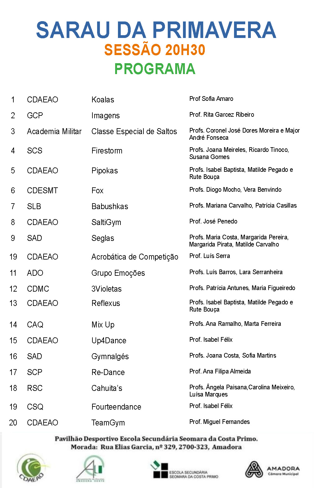 CDAEAO Programa 20h30 Sarau da Primavera2026 Página 3