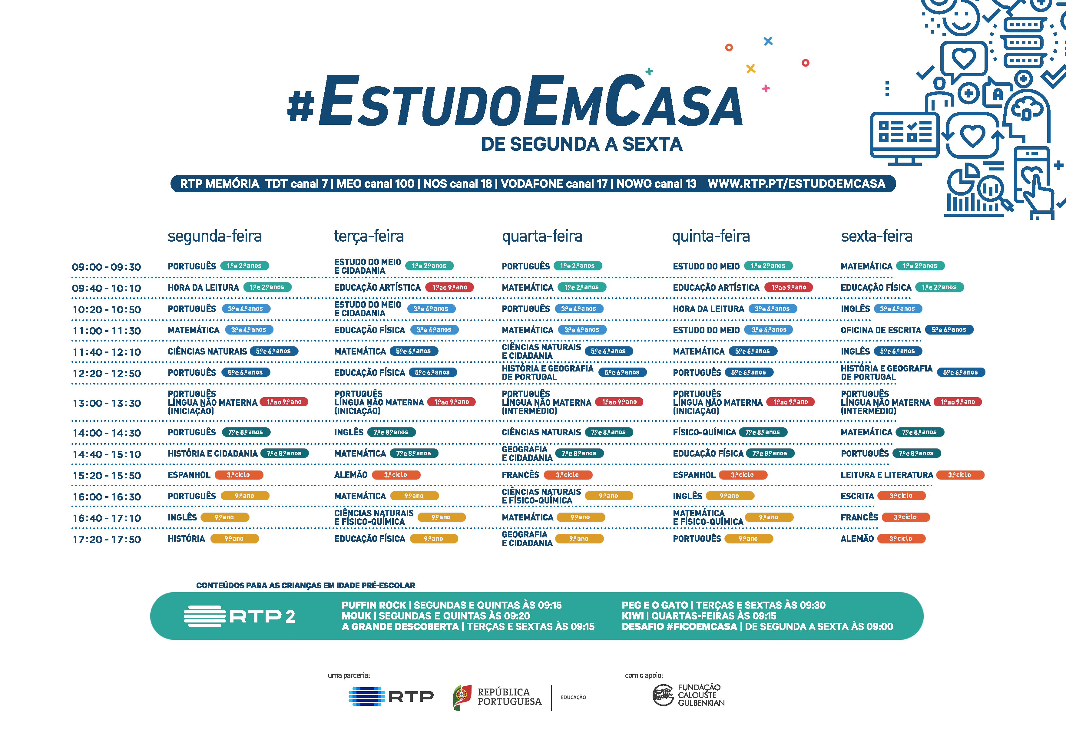 #EstudoEmCasa 20/21